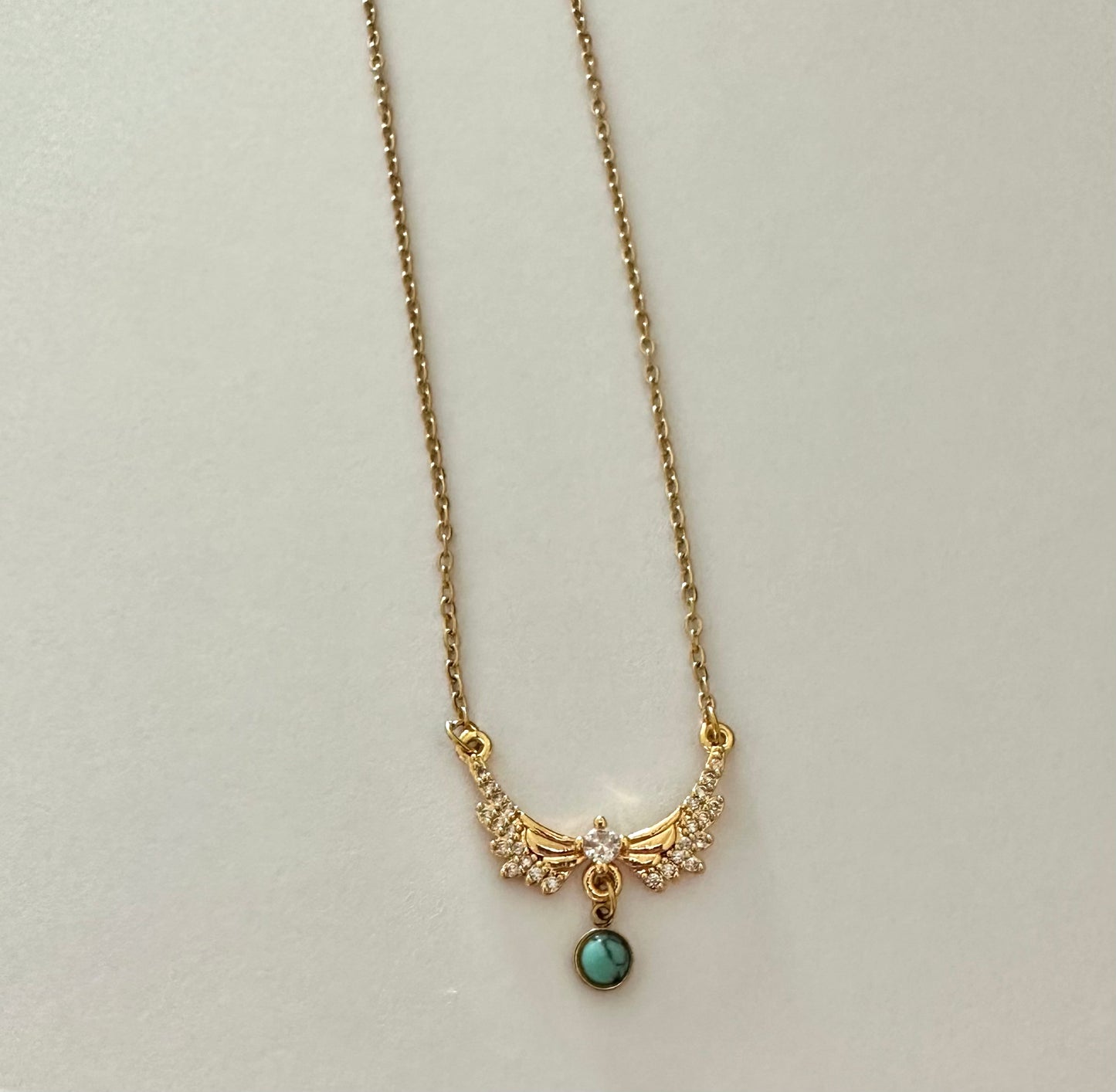 Wings Zircon Necklace