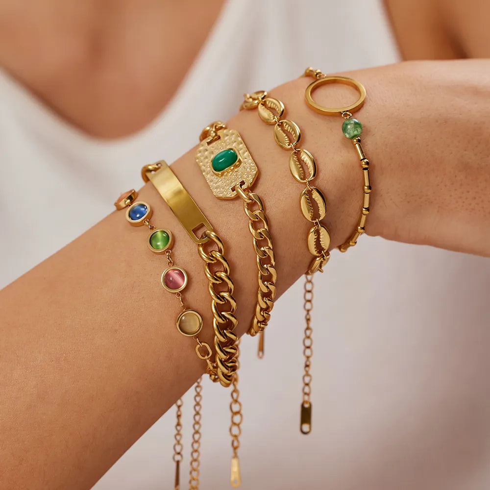 18K Gold Plated Carelle Bracelet