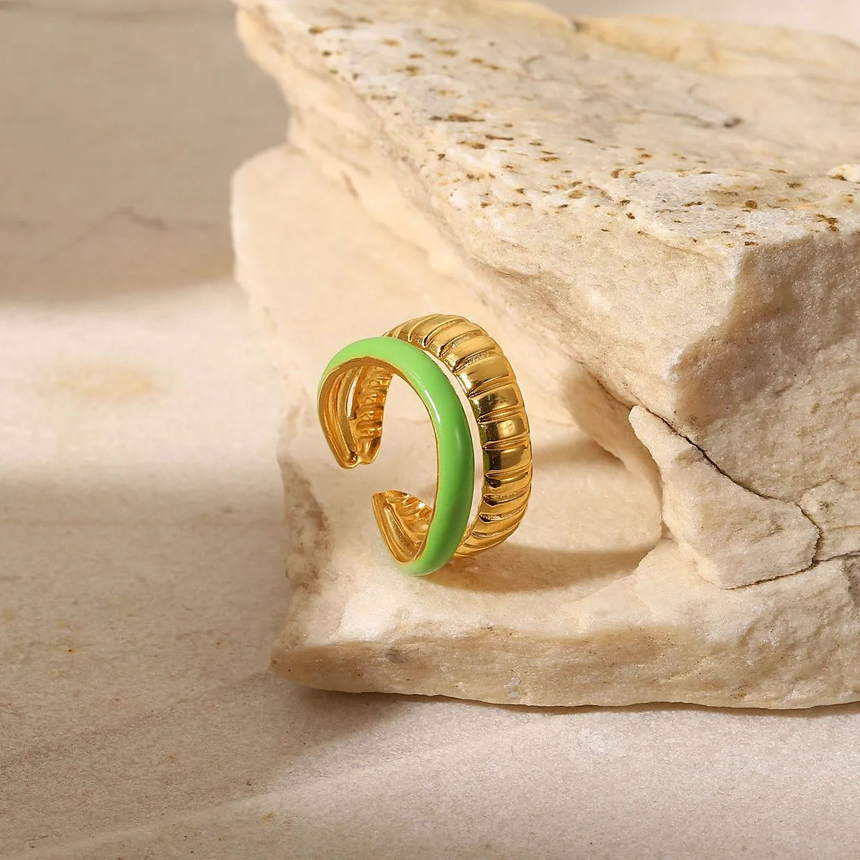 18K Gold Plated Naila Ring