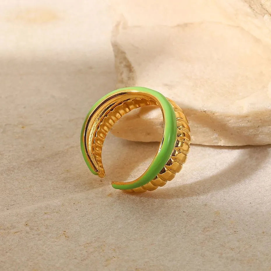 18K Gold Plated Naila Ring