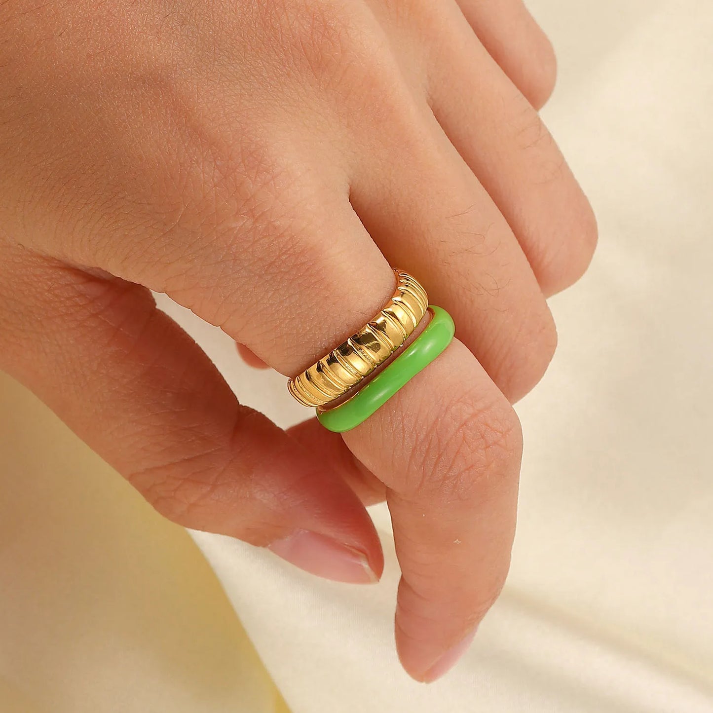 18K Gold Plated Naila Ring
