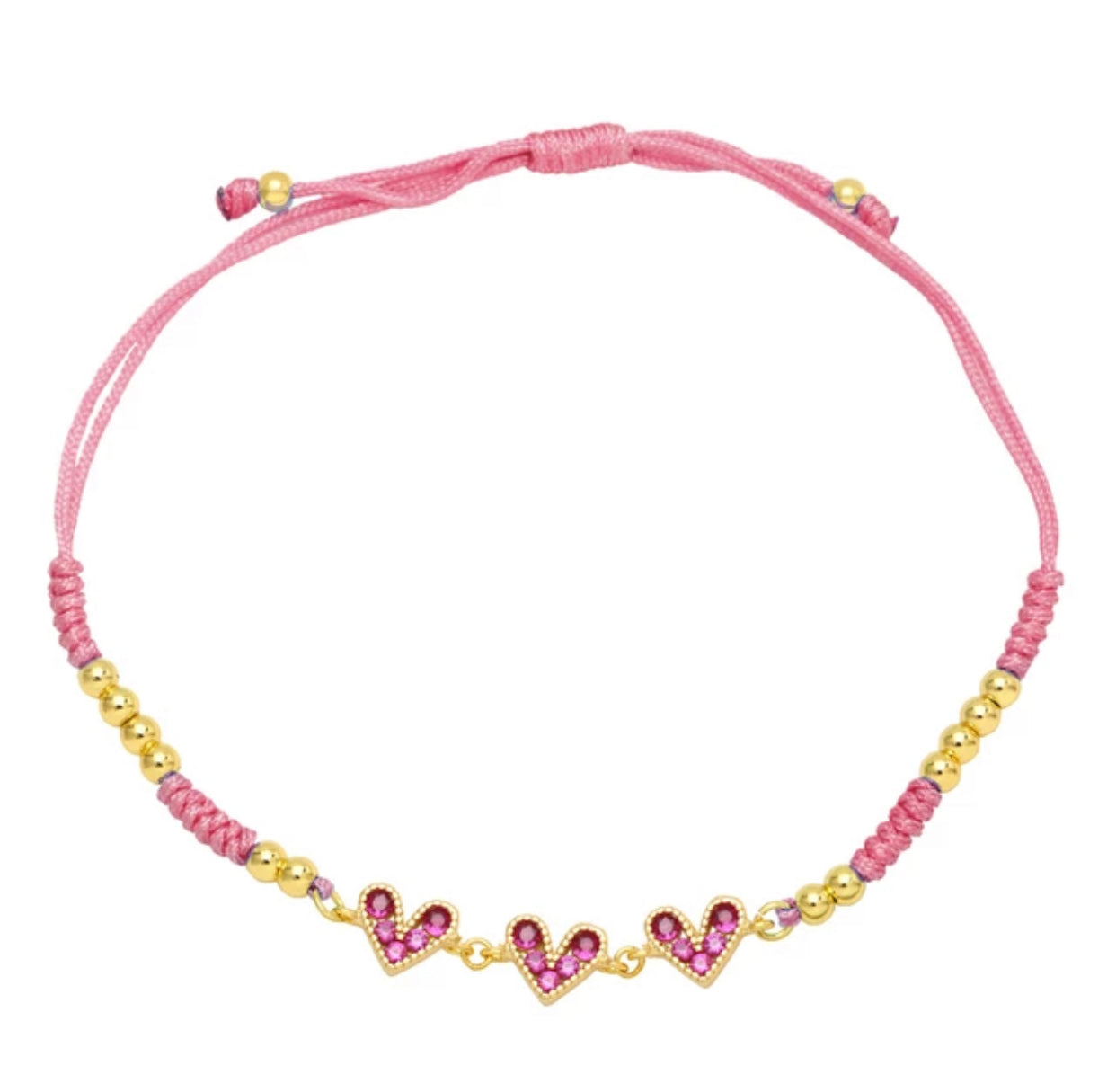 Mini Heart Woven Bracelet