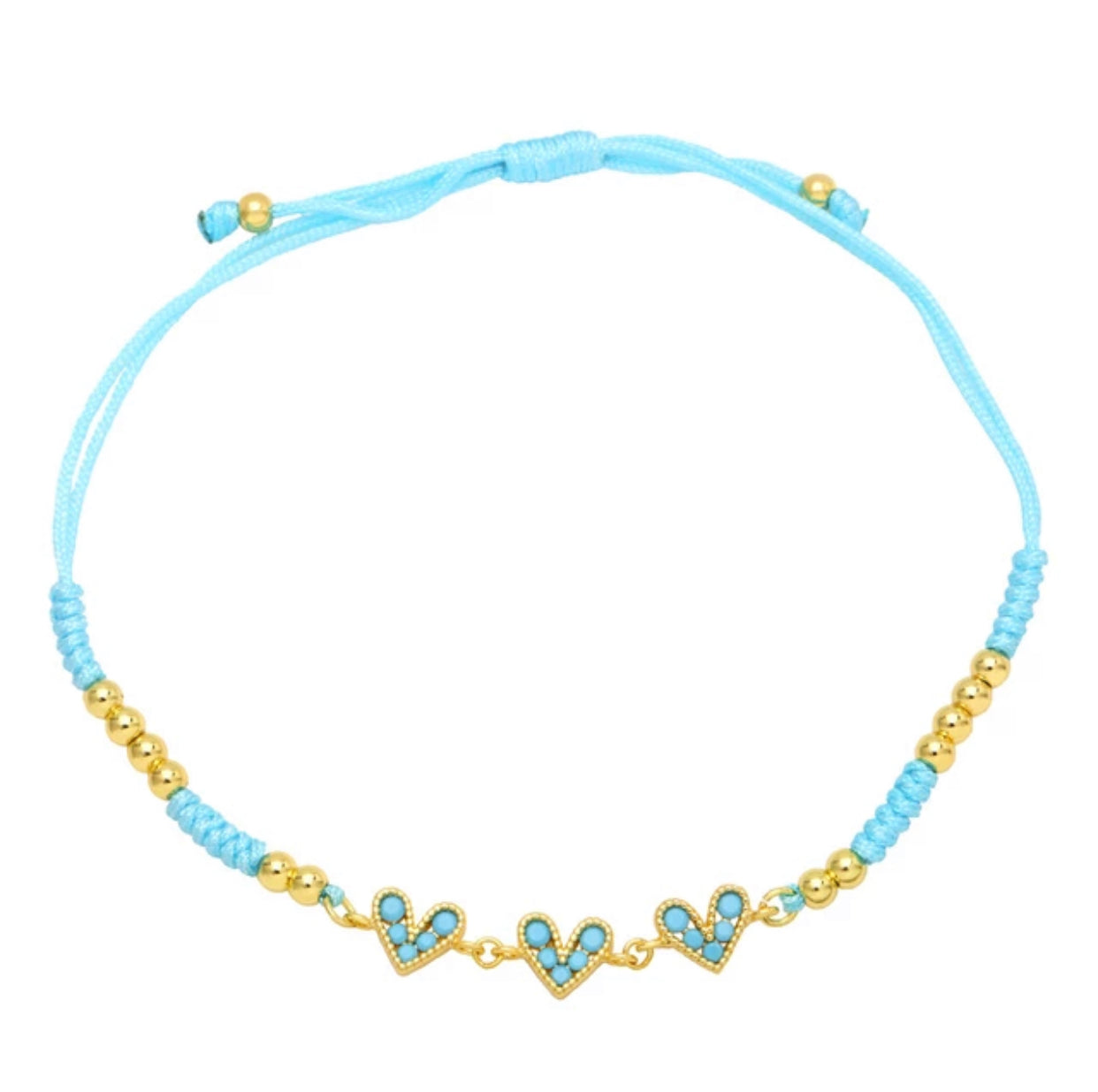 Mini Heart Woven Bracelet