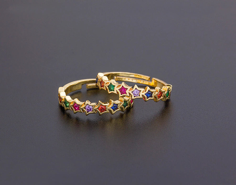 18K Gold Plated Juri Ring