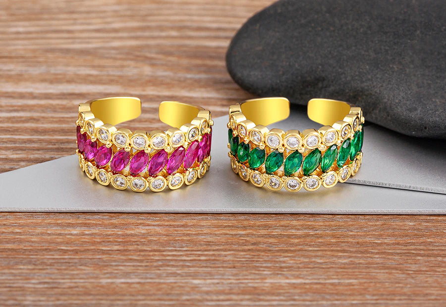 18K Gold Plated Elodie Ring
