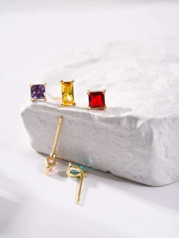 5pcs 14K Gold Plated Helen Earring