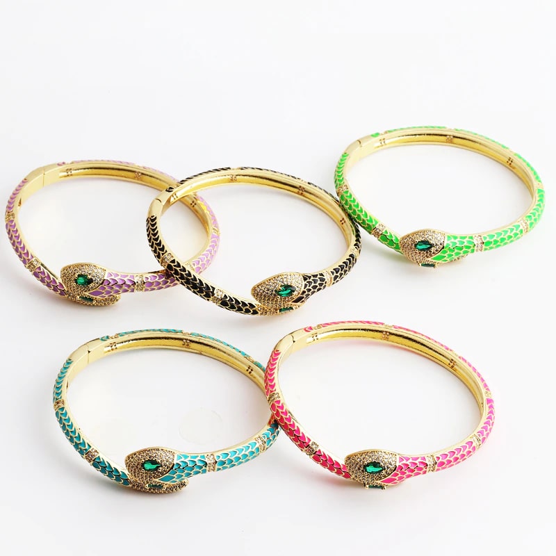 18K Gold Plated Nayomi Bangle