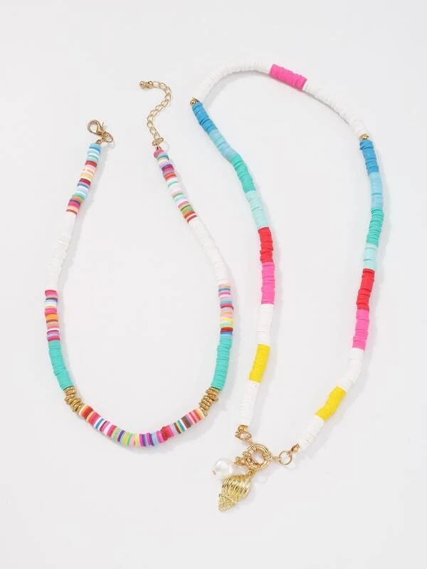 2pcs Conch Necklace
