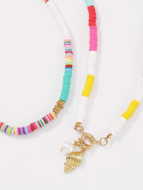 2pcs Conch Necklace