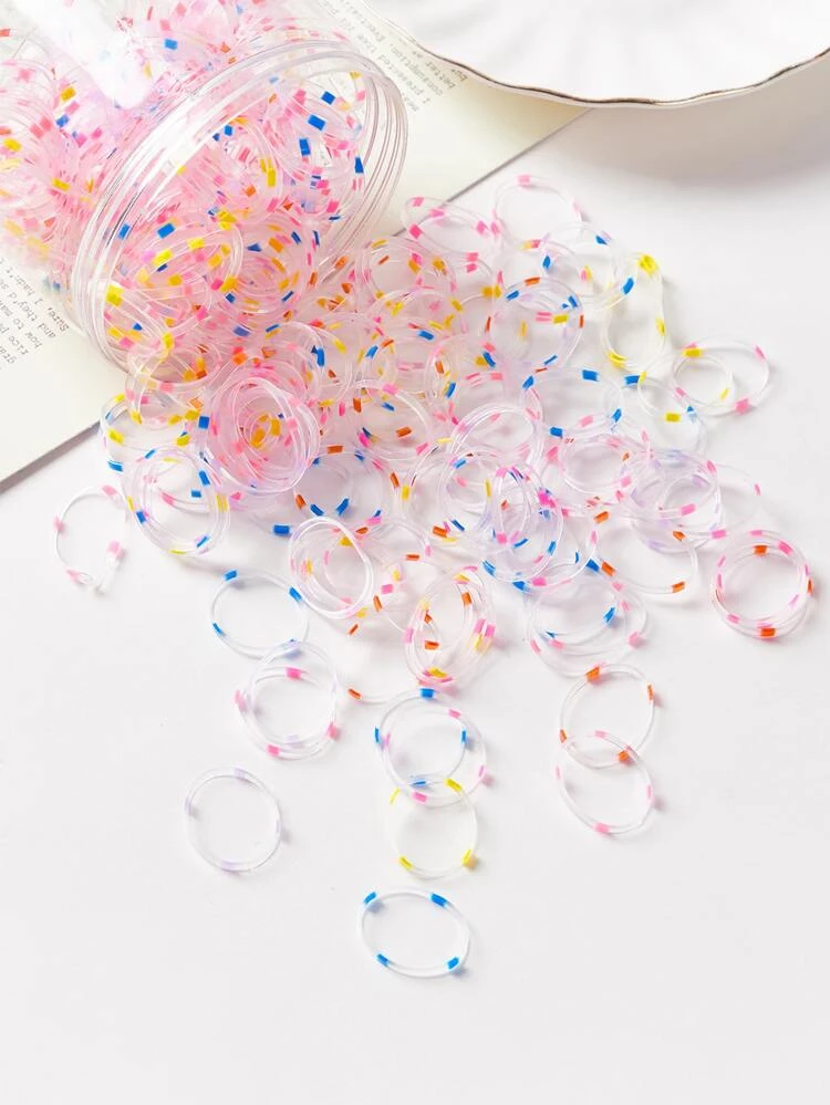 500pcs Simple Hair Tie
