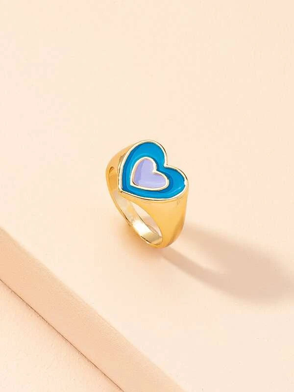 Heart Pattern Ring