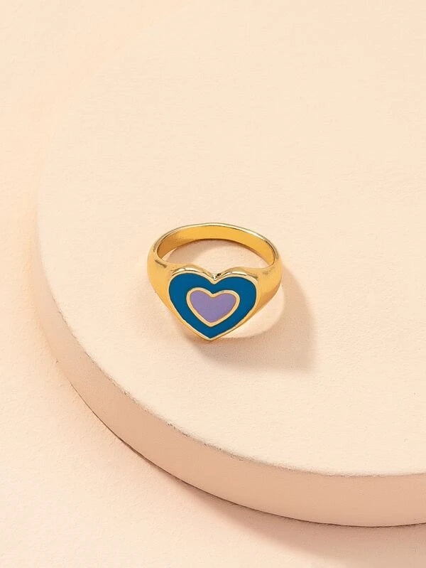 Heart Pattern Ring