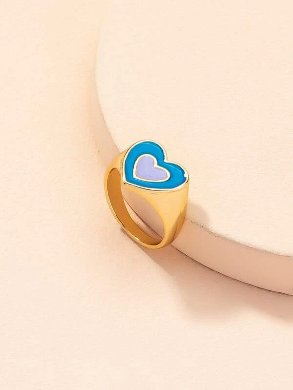 Heart Pattern Ring