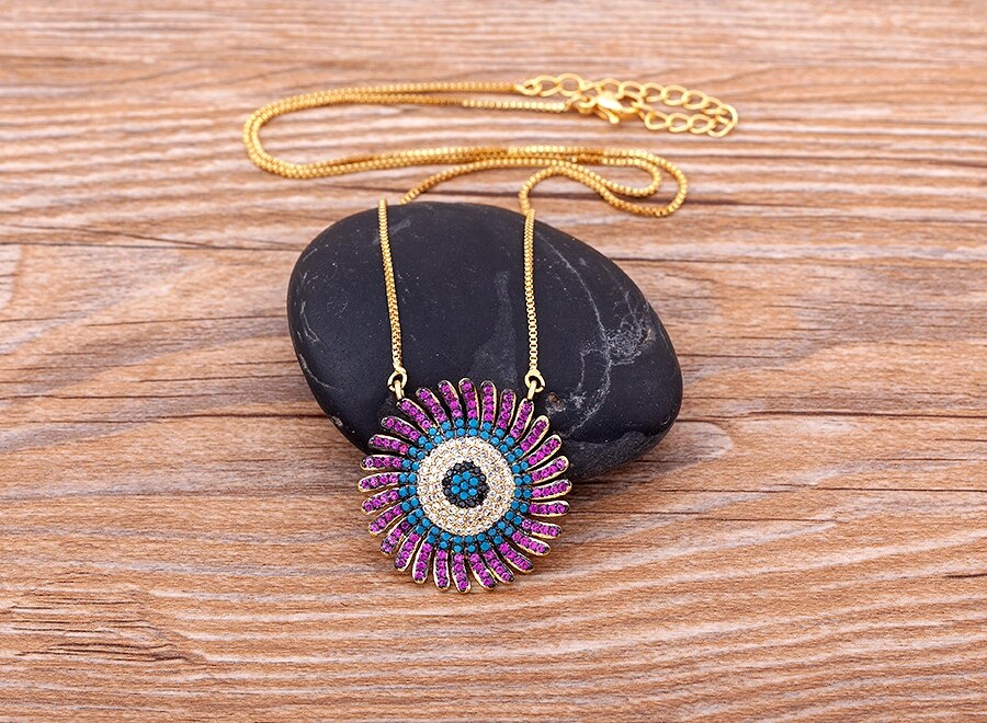 18K Gold Plated Peony Necklace