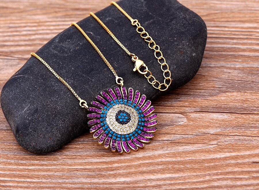 18K Gold Plated Peony Necklace