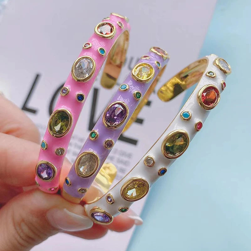 18K Gold Plated Maura Bangle