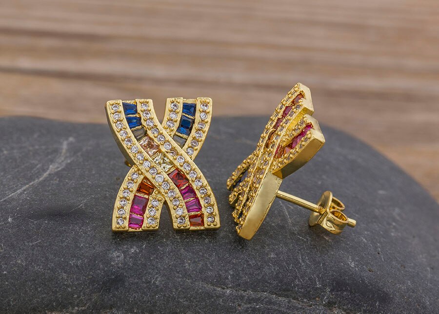 18K Gold Plated Tima Earring