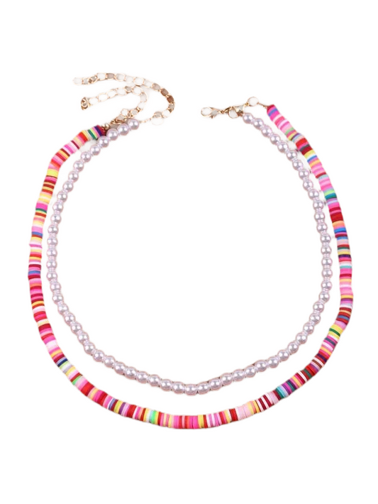 Pearls & Beaded Necklace