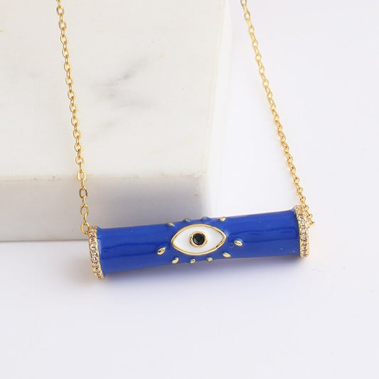 18K Gold Plated Evil Eye Necklace