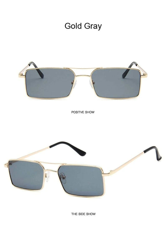 Rectangular Mirror Sunglasses