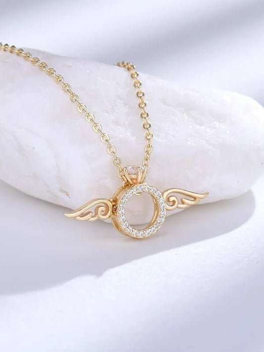 18K Gold Plated Angel Necklace