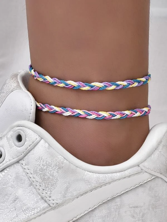 Colorful Woven Anklet